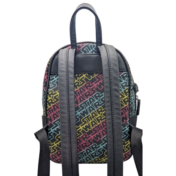 Loungefly Star Wars Neon Logo Mini Backpack - Picture 4 of 8